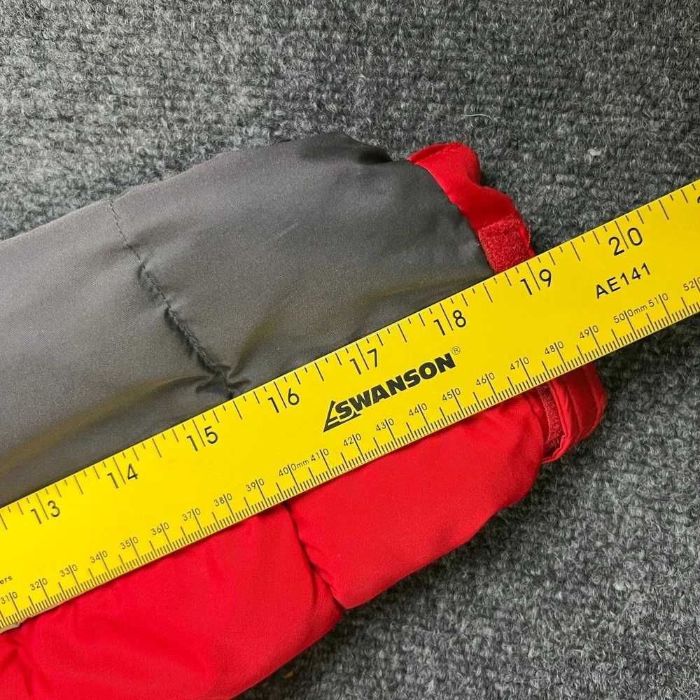 US Polo Assn Puffer Jacket Boys M 10\12 Red Black Hooded Fleece‎ Lined Pony Logo
